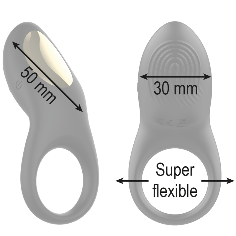 Ibiza Technology-Full Contact Anello Vibratore 3 Ibiza Technology-Full Contact Anello Vibratore · Anelli & Guaine per pene (imaginea 3)