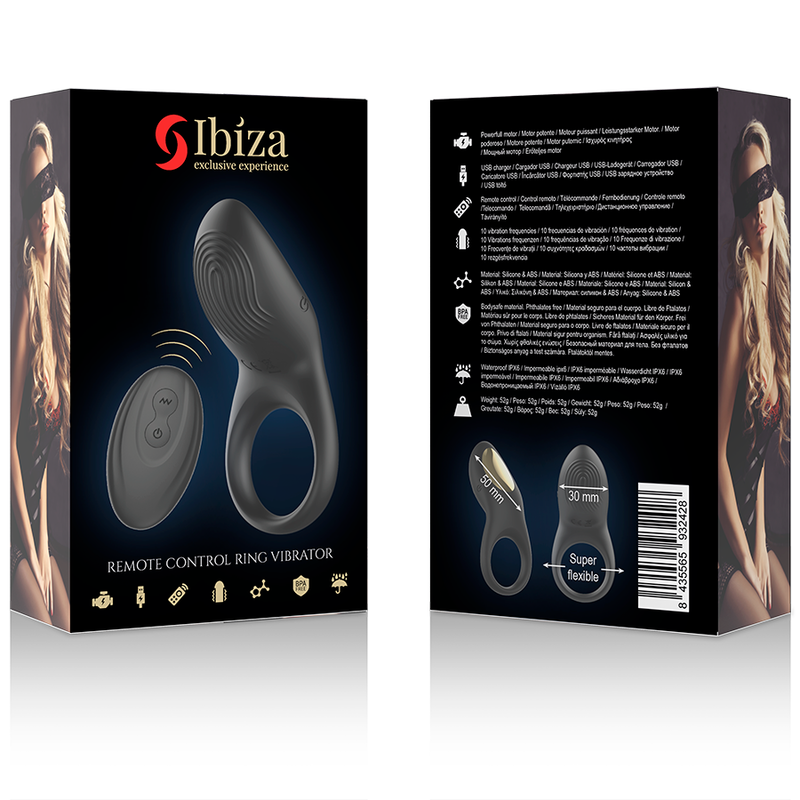 Ibiza Technology-Full Contact Anello Vibratore 8 Ibiza Technology-Full Contact Anello Vibratore · Anelli & Guaine per pene (imaginea 8)