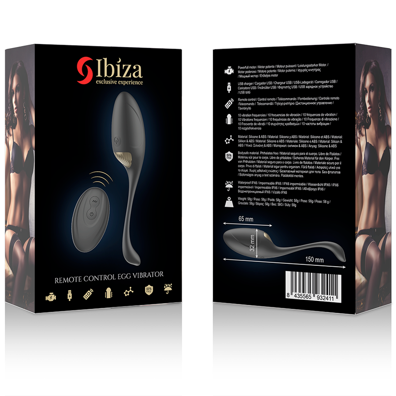 Ibiza Technology Potente Uovo Vibratore con Telecomando-Silicone, 10 3 Ibiza Technology Potente Uovo Vibratore con Telecomando-Silicone, 10 · Vibratori (imaginea 3)