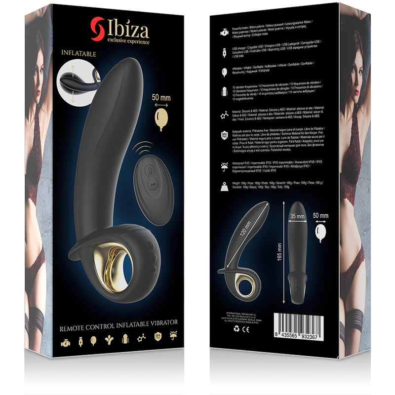 Ibiza Technology Vibratore Gonfiabile Forte Anale/Vaginale · Vibratori (immagine 6)