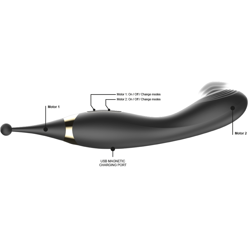 Ibiza Technology Stimolatore clitorideo intercambiabile e vibratore · Vibratori (immagine 5)