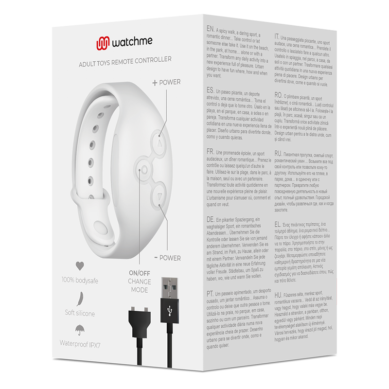 Watchme-Orologio Telecomando Silicone senza fili · Vibratori (imaginea 15)