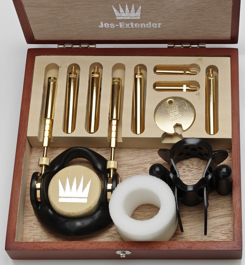 Jes-Extender-Extender per Pene Placcato Oro · Anelli & Guaine per pene