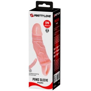 Baile For Him-Guaina Estensore per Pene con Bretea · Anelli & Guaine per pene (immagine 4)