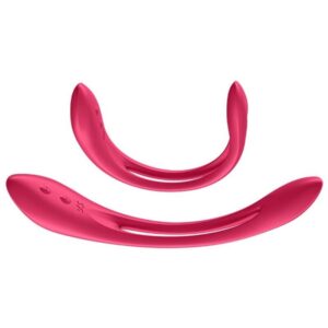 Satisfyer Vibrator-Elastic Joy Multi Vibratore Red-Silicone · Anelli & Guaine per pene (immagine 4)