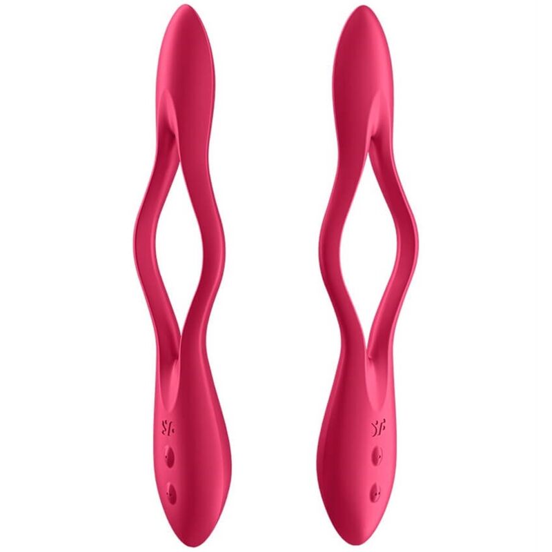 Satisfyer Vibrator-Elastic Joy Multi Vibratore Red-Silicone · Anelli & Guaine per pene (immagine 5)
