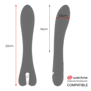 Brilly Glam-Ryan Vibrator + Watchme Telecomando-Silicone, 10 velocità · Vibratori (imaginea 3)