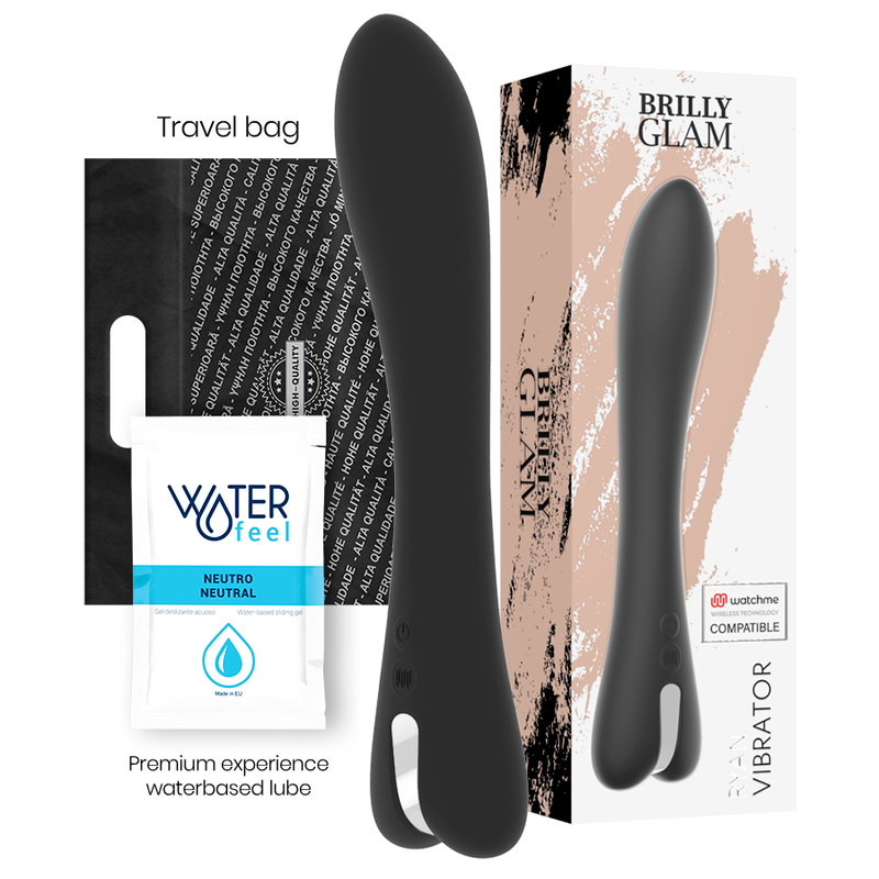 Brilly Glam-Ryan Vibrator + Watchme Telecomando-Silicone, 10 velocità · Vibratori (imaginea 9)