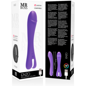 Mr. Boss-Enzo Vibrator + Watchme Telecomando senza fili-Silicone · Vibratori (imaginea 10)