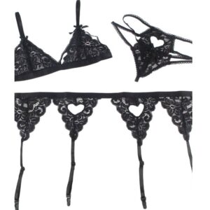 Subblime-Set 3 Parti Reggiseno + Giarrettiera + Tanga · Lingerie spicy & Bodystocking (imaginea 8)