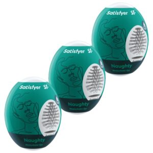 Satisfyer Eggs-3 Uova Masturbanti Naughty-TPE
