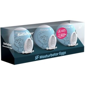Satisfyer Eggs-3 Uova Masturbatrici Savage-TPE · Kit di giocattoli (immagine 2)