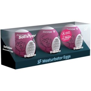 Satisfyer Eggs-3 Uova Masturbatrici Bubble-TPE 4 Satisfyer Eggs-3 Uova Masturbatrici Bubble-TPE · Kit di giocattoli (imaginea 2)
