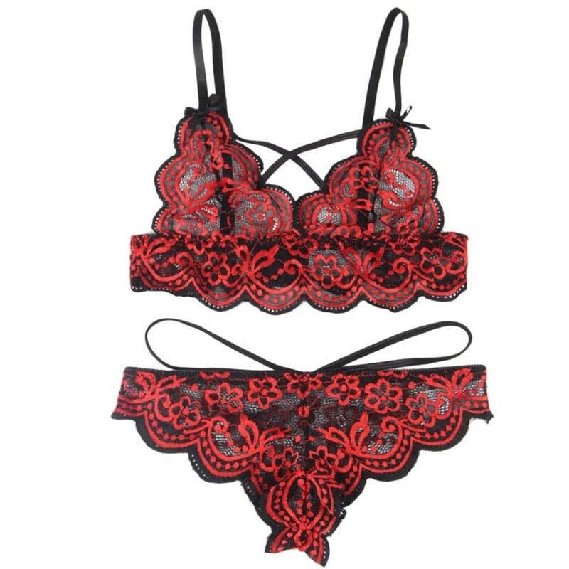 Subblime-Set di due pezzi di pizzo e tanga · Lingerie sexy donna (imaginea 5)