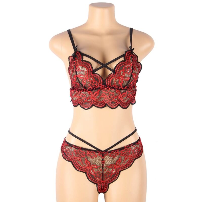 Subblime-Set di due pezzi di pizzo e tanga · Lingerie sexy donna (imaginea 8)