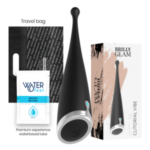 Brilly Glam-Spot Vibe Clitoral Negru-Silicon, 10 Trepte · Vibratoare
