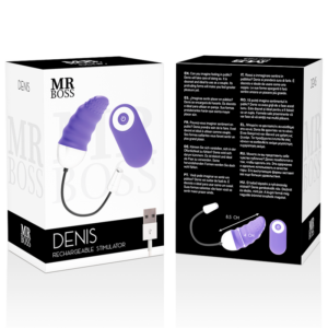 Mr. Boss-Denis Uovo Vibratore con Telecomando-Silicone, 10 velocità · Vibratori (imaginea 6)