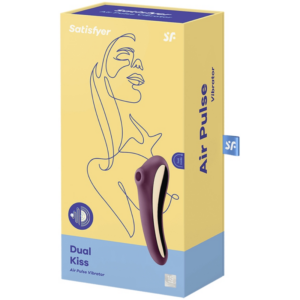 Satisfyer Air Pulse-Dual Kiss Air Pulse Vino Vibratore 6 Satisfyer Air Pulse-Dual Kiss Air Pulse Vino Vibratore · Vibratori (imaginea 2)