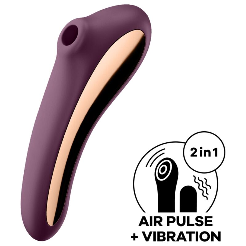 Satisfyer Air Pulse-Dual Kiss Air Pulse Vino Vibratore 4 Satisfyer Air Pulse-Dual Kiss Air Pulse Vino Vibratore · Vibratori (imaginea 4)