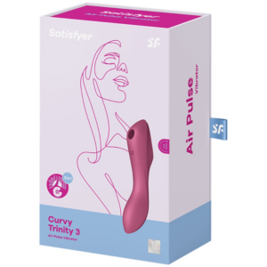 Satisfyer Air Pulse-Curvy Trinity 3 Vibratore ad aria pulsata · Vibratori (imaginea 4)