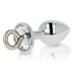 Ohmama Fetish-Plug anale in metallo con cristallo Trasparente · Accessori BDSM