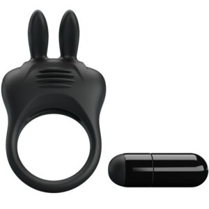 For Him-Davion Rabbit Anello Vibratore per Erezione e Stimolatore 7 For Him-Davion Rabbit Anello Vibratore per Erezione e Stimolatore — PRETTY LOVE · Anelli & Guaine per pene (imaginea 3)