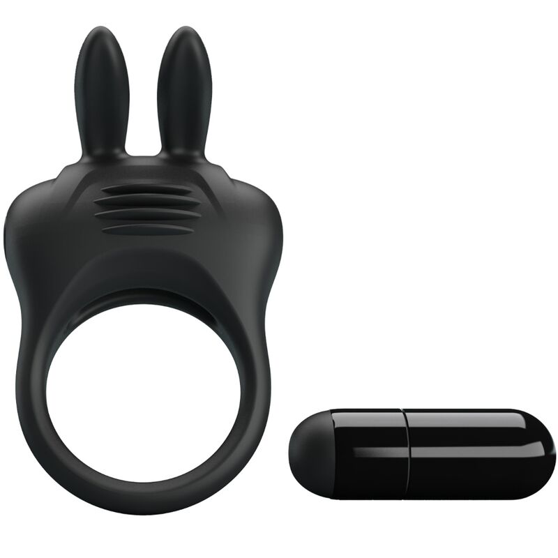 For Him-Davion Rabbit Anello Vibratore per Erezione e Stimolatore 3 For Him-Davion Rabbit Anello Vibratore per Erezione e Stimolatore — PRETTY LOVE · Anelli & Guaine per pene (imaginea 3)