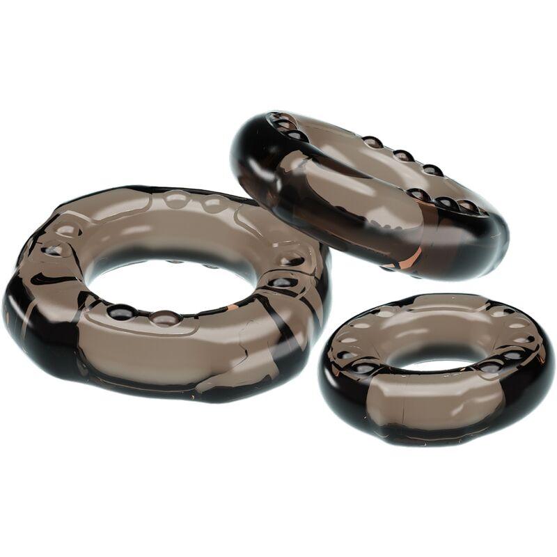 Baile-Set 3 Anelli per Pene Yvonne-TPR 2 Baile-Set 3 Anelli per Pene Yvonne-TPR · Anelli & Guaine per pene (imaginea 2)