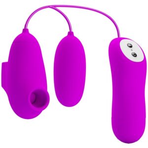 Fun Toys-Bullet Vibrante con Tazza di Suzione, 12 Funzioni — PRETTY LOVE · Vibratori