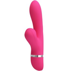 High Tech-Willow Rabbit Vibratore con aspirazione-Silicone, 7 velocità — PRETTY LOVE · Vibratori (imaginea 4)