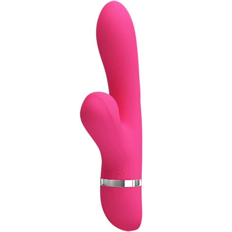 High Tech-Willow Rabbit Vibratore con aspirazione-Silicone, 7 velocità — PRETTY LOVE · Vibratori (imaginea 4)