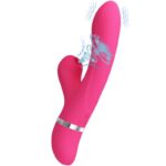 High Tech-Willow Rabbit Vibratore con aspirazione-Silicone, 7 velocità — PRETTY LOVE · Vibratori