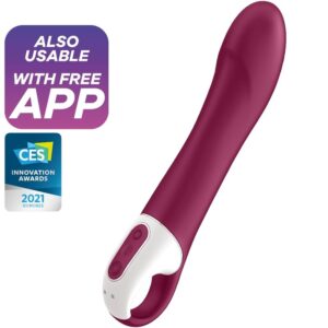 Satisfyer Vibrator-Big Heat Vibrator per il punto G-Silicone · Vibratori