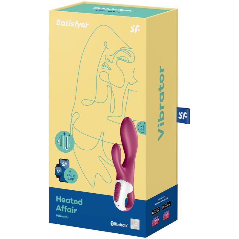 Satisfyer Vibrator-Heated Affair Vibratore G-spot Riscaldamento-Silicone · Vibratori (imaginea 4)