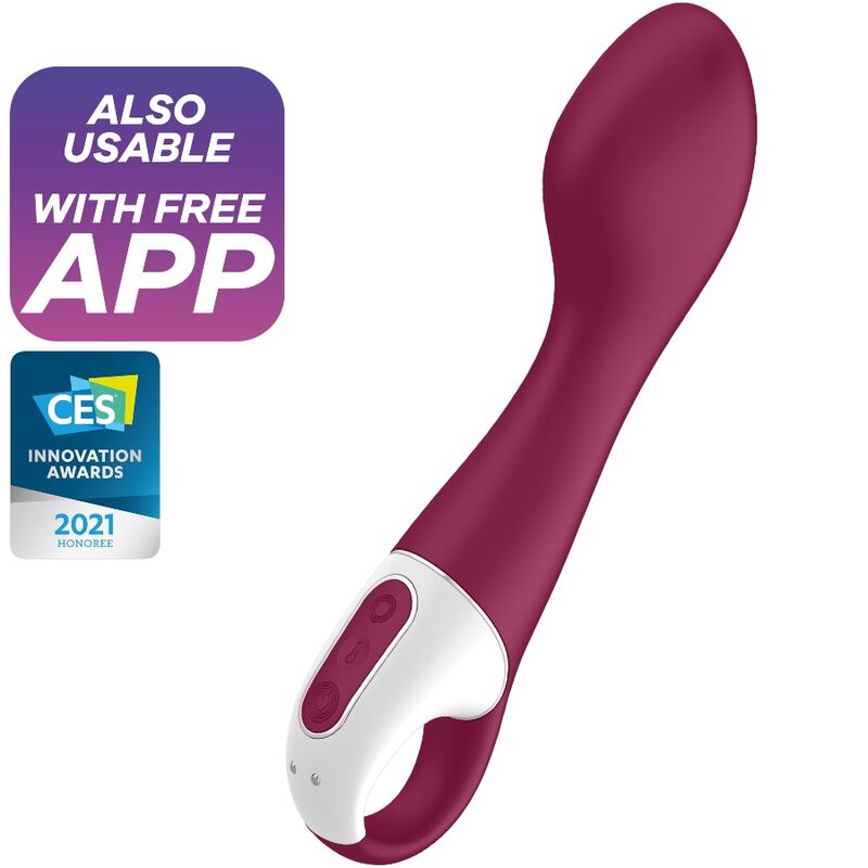 Satisfyer Vibrator-Hot Spot Vibratore G-spot con Riscaldamento-Silicone 1 Satisfyer Vibrator-Hot Spot Vibratore G-spot con Riscaldamento-Silicone · Vibratori