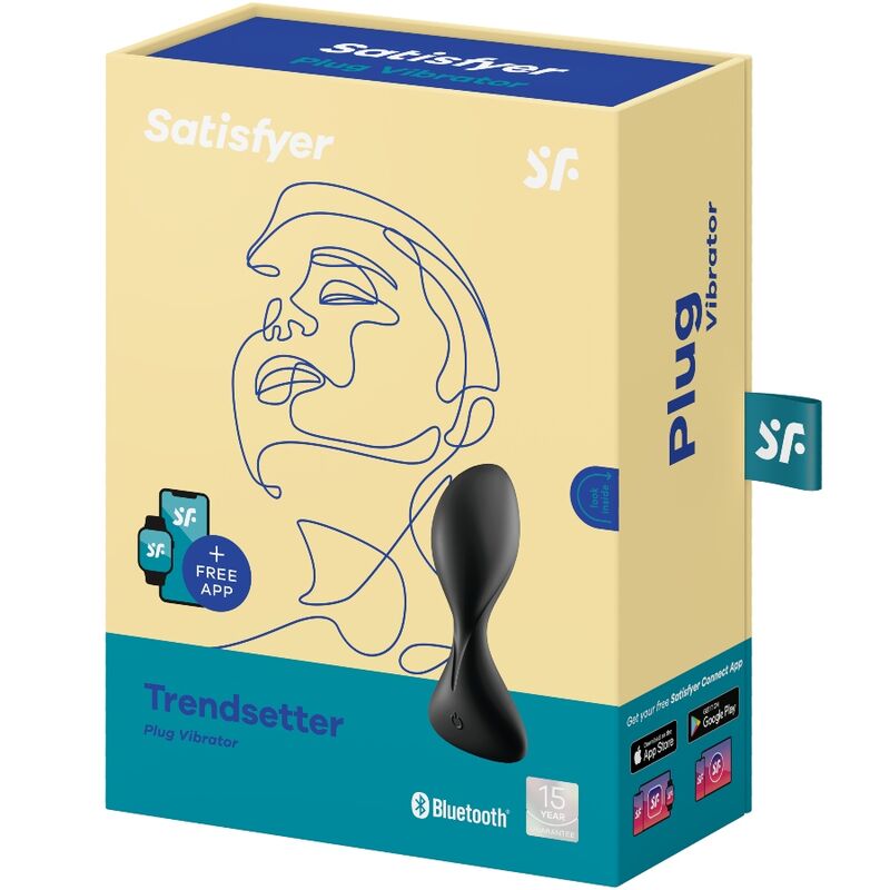 Satisfyer-Trendsetter Plug anale Vibratore con Applicazione · Accessori BDSM (immagine 3)