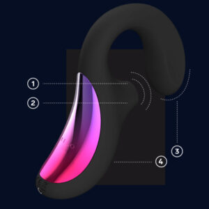 Lelo-Enigma Cruise Massaggiatore Sonic con Doppia Stimolazione, Silicone · Vibratori (imaginea 3)