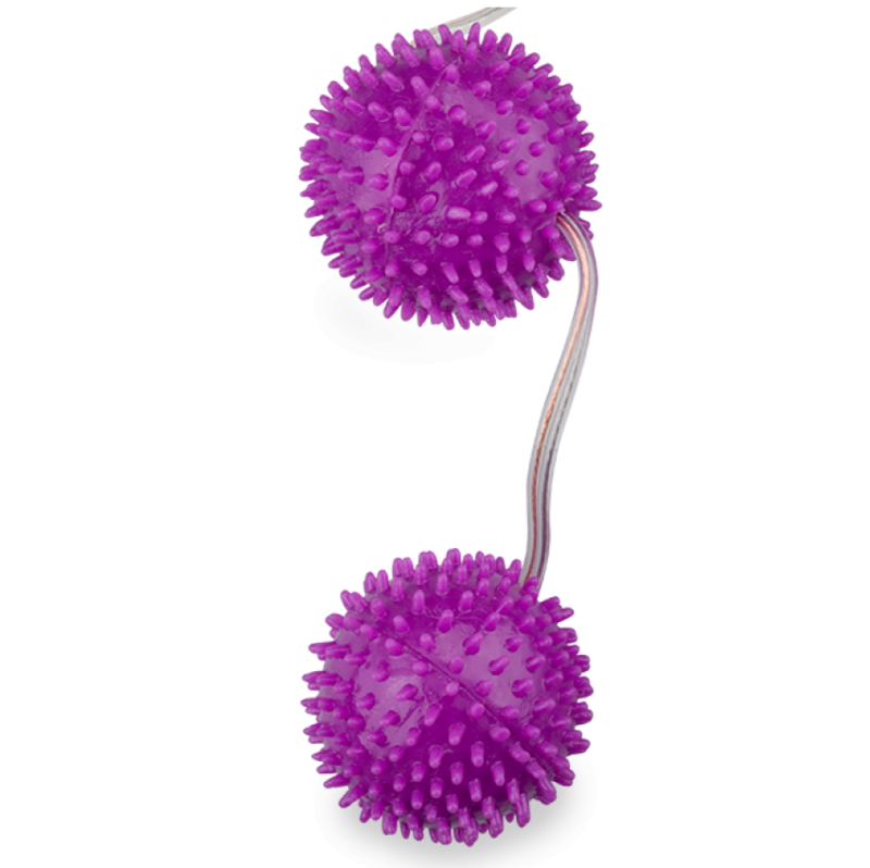 Baile Stimulating-Sfere Textured Viola 3.60 cm per il piacere 1 Baile Stimulating-Sfere Textured Viola 3.60 cm per il piacere · Giocattoli anali
