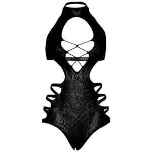 Leg Avenue Bodystockings-Body tagliato con le bretelle in pizzo One 11 Leg Avenue Bodystockings-Body tagliato con le bretelle in pizzo One · Lingerie sexy donna (imaginea 5)