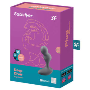 Satisfyer-Deep Diver Plug anale Vibratore con Applicazione · Giocattoli anali (immagine 3)