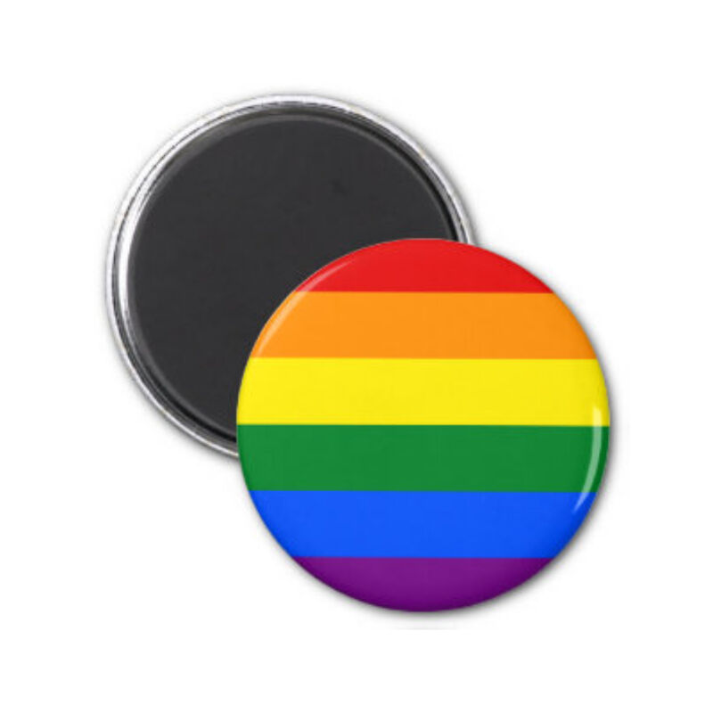 Pride-Magnete con Bandiera LGBT 6 x 6 cm 1 Pride-Magnete con Bandiera LGBT 6 x 6 cm · Articoli divertenti