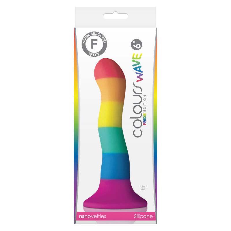 Pride-Lgbt Flag Dildo Wave 17 cm-Silicone, Ventosa 2 Pride-Lgbt Flag Dildo Wave 17 cm-Silicone, Ventosa · Dildo & Stimolatori (imaginea 2)