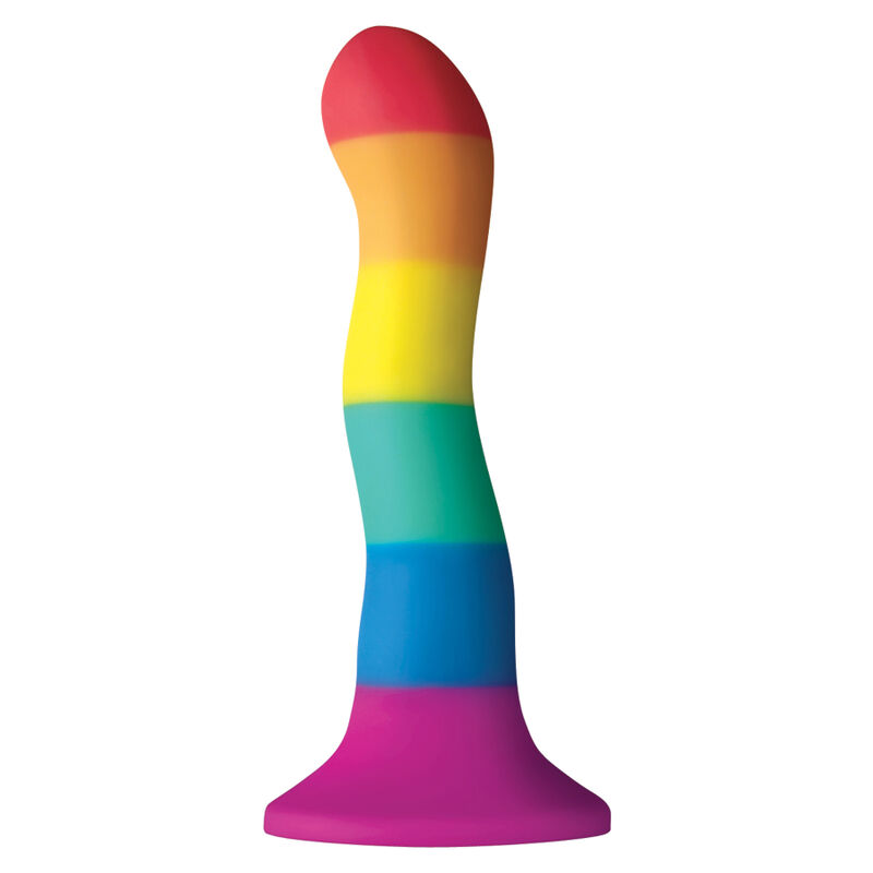 Pride-Lgbt Flag Dildo Wave 17 cm-Silicone, Ventosa 1 Pride-Lgbt Flag Dildo Wave 17 cm-Silicone, Ventosa · Dildo & Stimolatori