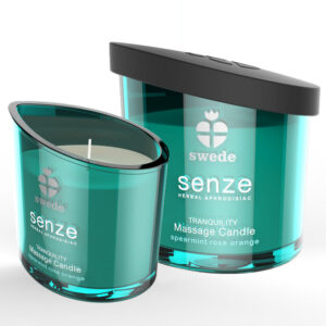 Swede-Senze Tranquility Massaggio Candela - Menta, Rosa