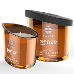 Swede-Senze Seduction Massaggio Candela - Cuoio, Arancione