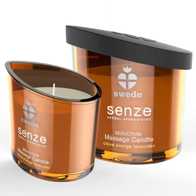 Swede-Senze Seduction Massaggio Candela - Cuoio, Arancione 1 Swede-Senze Seduction Massaggio Candela - Cuoio, Arancione · Massaggio erotico