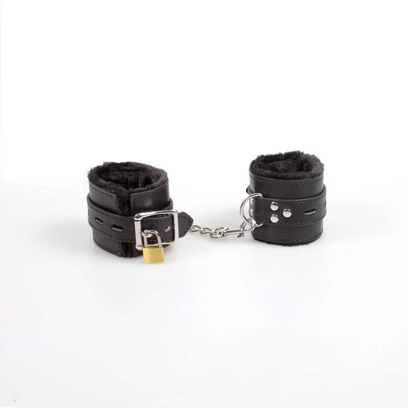 Secretplay 100% Fetish-Polsini Bondage Neri, Collezione Bdsm-Metal 2 Secretplay 100% Fetish-Polsini Bondage Neri, Collezione Bdsm-Metal · Accessori BDSM (imaginea 2)
