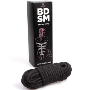 Secretplay 100% Fetish-Collezione Bdsm Corda Bondage Nera · Accessori BDSM (imaginea 6)