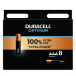 Duracell-Optimum Batterie Alcaline Aaa LR03 8 Unità · Batterie & Accessori