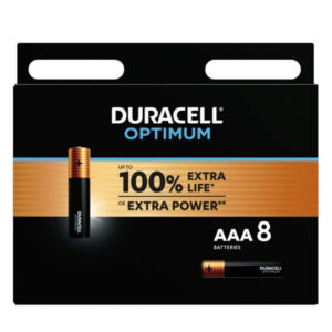 Duracell-Optimum Baterii Alcaline Aaa LR03 8 Unități · Baterii & Accesorii